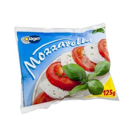 Mozzarella w solance Jäger 125 g Mozzarella w solance Jäger 125g
