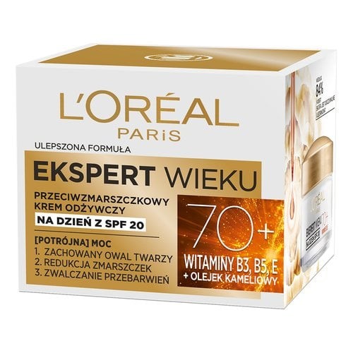 L'Oreal Paris Ekspert Wieku 70+ Krem odżywczy na Dzień 50 ml L'Oreal Paris Ekspert Wieku 70+ Krem odżywczy na Dzień 50 ml
