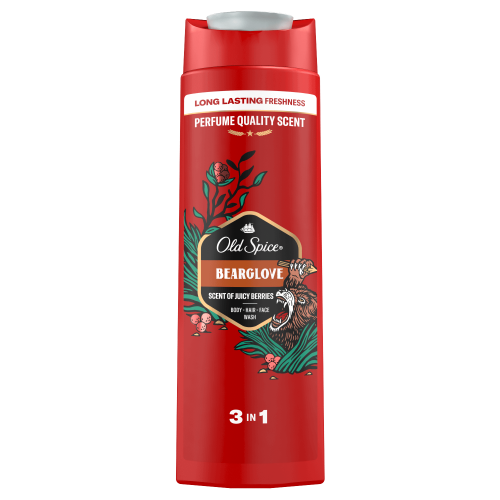 Old Spice Bearglove Żel pod prysznic i szampon dla mężczyzn 400 ml Old Spice Bearglove Żel pod prysznic i szampon dla mężczyzn 400 ml
