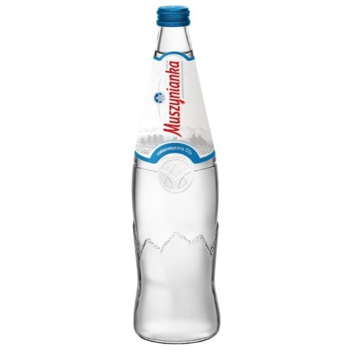 Muszynianka woda mineralna wysokozmineralizowana średnionasycona co2 700 ml Muszynianka woda mineralna wysokozmineralizowana średnionasycona co2 0,7l