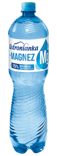 Ustronianka z magnezem gazowana 1,5 l Ustronianka z magnezem gazowana 1,5l