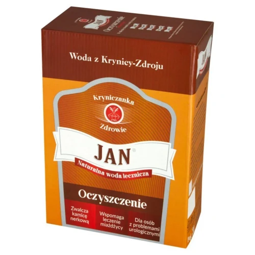 Jan woda lecznicza 3 l karton Jan woda lecznicza 3l karton