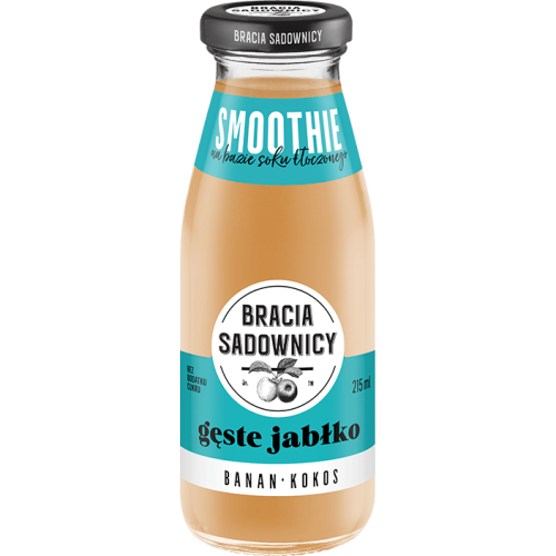 Bracia Sadownicy Gęste Jabłko - Banan Kokos 215 ml Bracia Sadownicy Gęste Jabłko - Banan Kokos 215 Ml