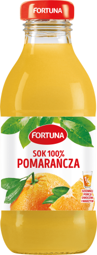 Sok 100% pomarańcza Fortuna 300 ml Sok 100% pomarańcza Fortuna 300ml