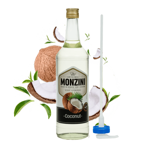 Syrop Monzini Kokos 1 l Z Pompką Syrop Monzini Kokos 1L Z Pompką