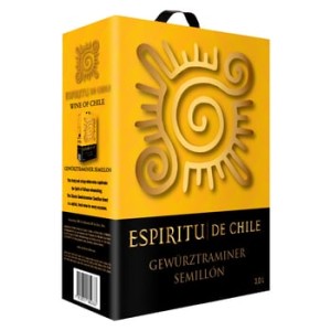 'Bag-in-box Espiritu de Chile Gewurztraminer & Semillion 3 l