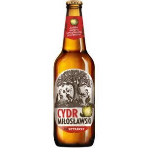 'Cydr Miłosławski półwytrawny 500 ml butelka zwrotna