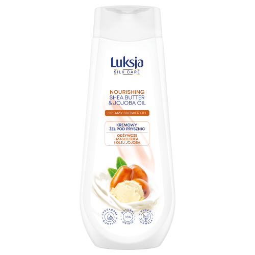 Kremowy żel pod prysznic Luksja Silk Care masło shea i olej jojoba 500ml