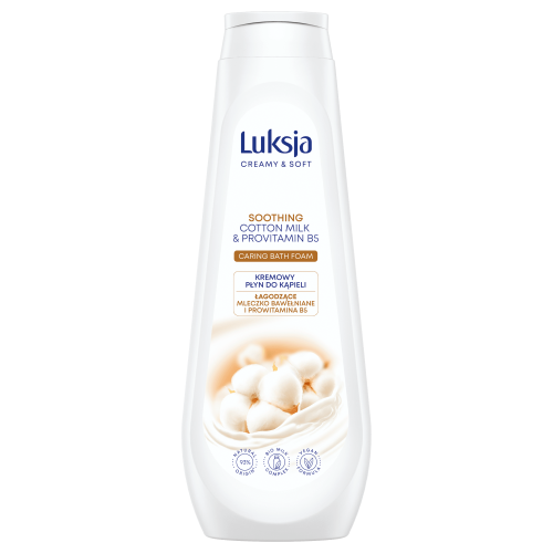 Płyn do kąpieli Luksja Creamy&Soft mleczko bawełniane i prowitamina B5 900ml