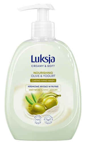 Mydło w płynie oliwka i jogurt Luksja 500ml