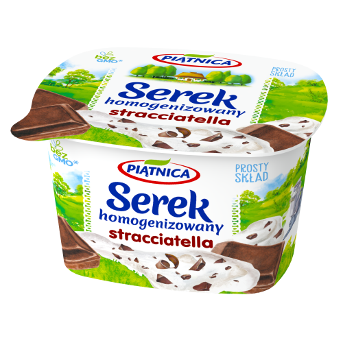 Serek homogenizowany straciatella 150g Piątnica