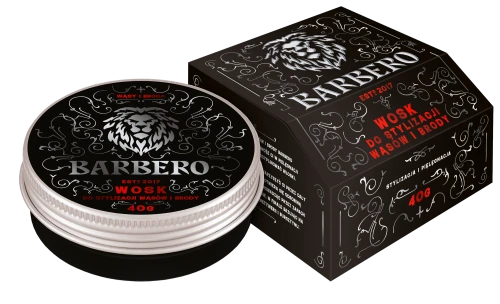 Wosk do stylizacji wąsów i brody Barbero 40g