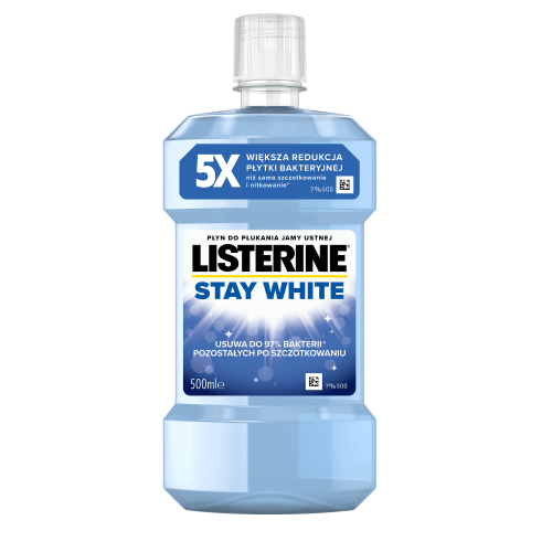 Płyn do płukania jamy ustnej Listerine Stay White 500ml