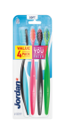 JORDAN szczoteczka do zębów Ultimate You soft 4-pack