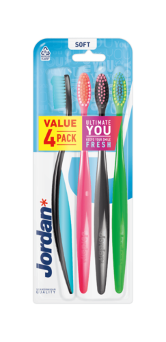 JORDAN szczoteczka do zębów Ultimate You soft 4-pack