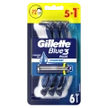 Gillette Blue3 Plus Comfort Maszynki jednorazowe dla mężczyzn 6 szt.