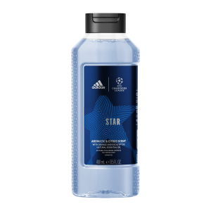 Adidas UEFA Star Edition, aromatyczny żel pod prysznic dla mężczyzn, 400 ml