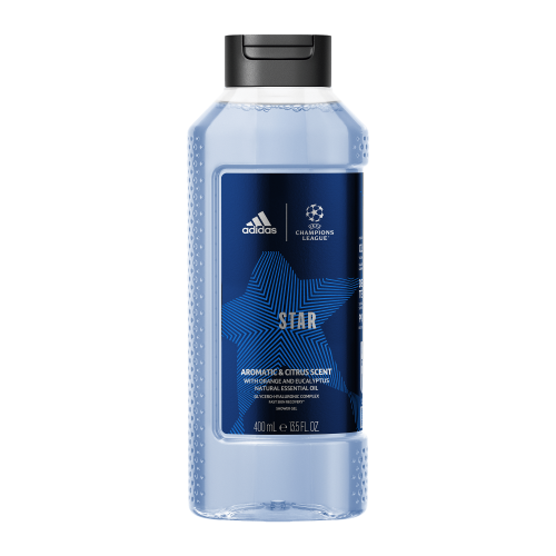Adidas UEFA Star Edition, aromatyczny żel pod prysznic dla mężczyzn, 400ml