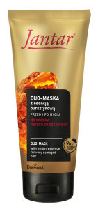 Jantar Duo-maska z esencją bursztynową do włosów bardzo zniszczonych, 200 ml