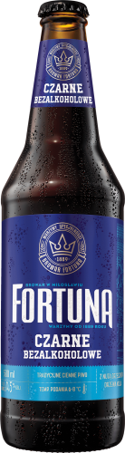 Piwo bezalkoholowe Fortuna czarne 500ml B/Z