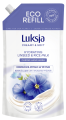 Mydło w płynie Luksja Creamy&Soft len i mleczko ryżowe zapas 900ml