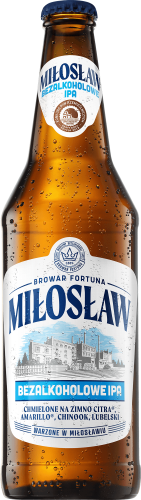 Piwo bezalkoholowe Miłosław IPA 500ml B/Z