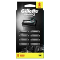Gillette Mach3 Charcoal Ostrza wymienne do maszynki dla mężczyzn 8 szt.