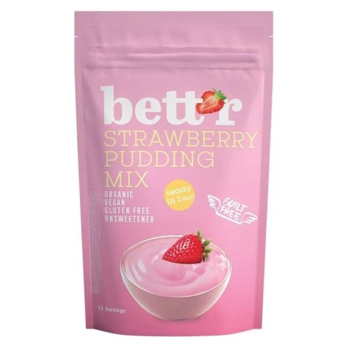 Budyń truskawkowy niesłodzony wegański bezglutenowy BIO 150 g 6229_1_11261374.jpg
