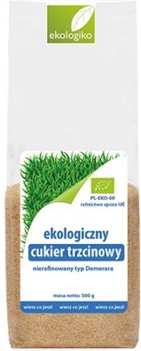 Cukier trzcinowy brązowy (demerara) BIO 500 g 6180_1_11264921.jpg