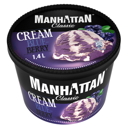 Manhattan lody Classic Śmietanka Jagoda 1,4 l Manhattan lody Classic Śmietanka Jagoda 1,4l