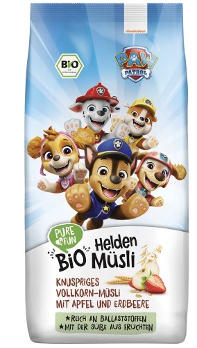 Musli pełnoziarniste jabłko-truskawka BIO 375 g Psi Patrol 6146_1_11248242.jpg