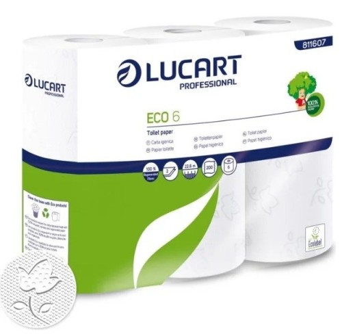 Papier toaletowy biały 6 rolek, 2 warstwy, 24m, 200 listków, ecolabel 6547_1_11261347.jpg