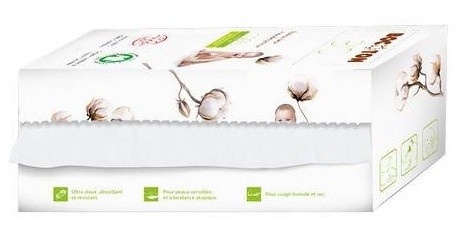 Ręczniczki higieniczne bawełniane suche dla dzieci i niemowląt 50szt BIO 6380_1_11261344.jpg