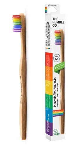 Szczoteczka do zębów dla dzieci, bambusowa ultra soft rainbow 14.5cm 6663_1_11254766.jpg