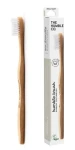 Szczoteczka do zębów, bambusowa soft biała 19cm