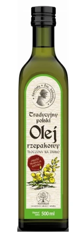 Tradycyjny olej rzepakowy tłoczony na zimno 500ml 6728_1_11258025.jpg