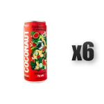 Coconaut. Woda kokosowa z młodego kokosa z sokiem arbuzowym 320ml 6 szt.
