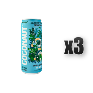 Coconaut. Woda gazowana z mlodego kokosa 320ml 3 szt.