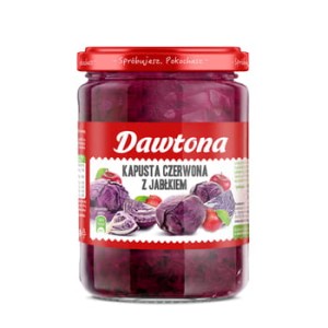 Kapusta czerwona z jabłkiem 500 g Dawtona