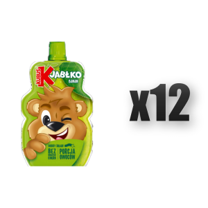 Kubuś Mus 100% jabłko banan 100 g 12 szt.