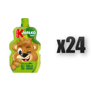 Kubuś Mus 100% jabłko banan 100 g 24 szt.