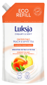 Mydło w płynie Luksja Creamy&amp;Soft brzoskwinia i biała herbata zapas 400ml