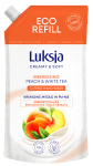 Mydło w płynie Luksja Creamy&Soft brzoskwinia i biała herbata zapas 400 ml
