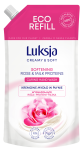 Mydło w płynie Luksja Creamy&Soft róża i proteiny mleka zapas 400 ml