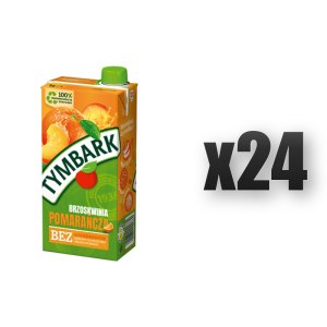 Tymbark Napój pomarańcza brzoskwinia 1 l 24 szt.
