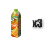 Tymbark Sok 100% pomarańcza 1 l 3 szt.