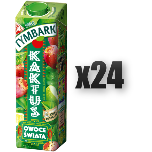Tymbark Owoce Świata Napój wieloowocowy kaktus 1 l 24 szt.