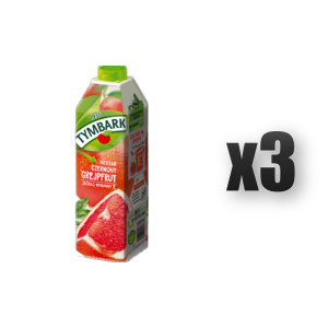 Tymbark Nektar czerwony grejpfrut 1 l 3 szt.