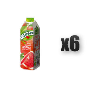 Tymbark Nektar czerwony grejpfrut 1 l 6 szt.