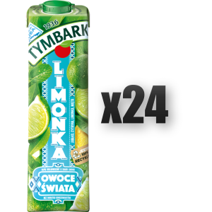 Tymbark Owoce Świata Napój wieloowocowy limonka 1 l 24 szt.